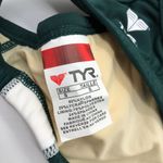 Tyr. Guard Moderate Cut Swim Tankini Top Dark Green White S Photo 5