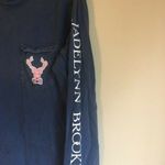 Jadelynn Brooke  size small navy T-shirt Photo 1