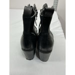 Bethany Mota Womans Ankle Boots Size 8 Black Zip Lace Block Heel Photo 4
