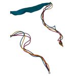 Vintage Funky Multicolor Rope Belt Turquoise Fabric Accent Blue Photo 3