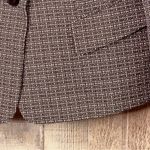 Le Suit Size 8 Black & White Long Sleeve Lined 1 Button Closure Jacket B… Photo 3