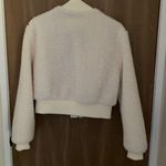 Bar III  white Sherpa bomber jacket Photo 3