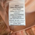 Rosevelvet Tulle‎ Pleated Ruched Mini Dress Small Multi Ruffle Fairycore Party Orange Photo 9