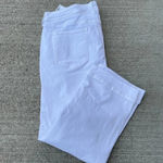 NYDJ  Womens Plus 14W Cropped White Jeans Photo 3