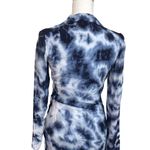 Miaou Vanessa Indigo Tie Dye Dress Women’s Size XS Long Sleeve Asymmetrical Blue Photo 6