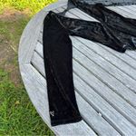 Victoria's Secret M/L CRUSHED VELVET BODYSUIT medium large black long sleeve Photo 5