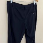Gunex Women's Flare Leg Navy Blue Trousers Dress Pants Made in Italy Size 10 US Photo 3