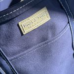 L.L.Bean Vintage RARE navy blue Boat and Tote bag cotton preppy nautical USA Photo 4