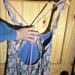 American Eagle Outfitters Floral Print Women's Cross Back Low Back Mini Dress Photo 2