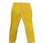 Old Navy Women's Size 18 Yellow Mid-Rise Skinny Jeans Stretch Denim Photo 1