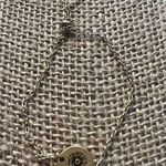 Etched Flower Slide Bracelet Gold Tone Adjustable 8" at largest Photo 0