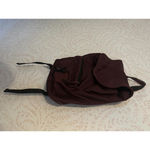 Rebecca Minkoff Maroon Nylon Backpack Pocket Drawstring Photo 2