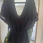Eberjay Eberjey Black Lace Swim Coverup Photo 5