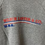 Urban Outfitters Wilbur Lister & Co Sweatshirt Crewneck Vintage 80s 90s Small S Gray Graphic Photo 4