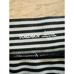 Toad & Co Paseo Ponte Knit Striped Pencil Skirt Pull-On Stretch Zip Pocket Large Photo 2