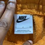 Nike Sportswear Women's Essential Fleece High Rise Orange Shorts Sz Small Photo 4