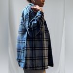 Forever 21  Blue and Black Plaid Shirt Photo 1