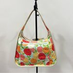 LeSportsac Hobo Bag Mums Floral Print With Pouch Lightweight Nylon Multicolored Photo 1
