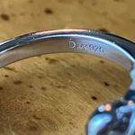 Natural Blue Apatite Starfish Turtle Ring Size 7 Silver Photo 5