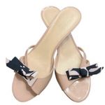 Kate Spade New York Women's Simona Kitten Heel Bow Pink Patent Size 8 Slide Photo 0