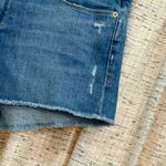 Frame  Denim Le Cutoff Distressed Raw Hem Denim Shorts  Photo 2