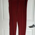 EXPRESS Burnt orange, stretchy, taper ankle pant size medium Photo 0