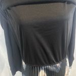 Studio One Studio I sweater top satin pleated skirt mixed media midi dress size XL NWT Photo 5