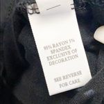 Moral Fiber  Black Choker Soft Black V Neck T-Shirt Photo 4