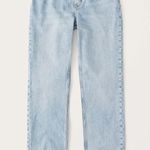 Abercrombie & Fitch Curve Love Ultra High Rise 90s Straight Jean Light Wash Photo 0