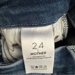 MOTHER The Looker Ankle Fray Jeans In Satisfaction Guaranteed Size 24 Blue Photo 6