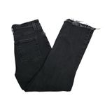 BDG Womens 26 Kick Flare High Rise Cropped Jeans in Black Photo 2