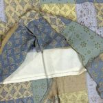 Vintage 90s Y2K Patchwork Floral Midi Maxi Slip Skirt By Clio Size Large Petite Blue Photo 4