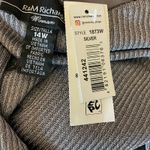 R & M Richards Two-Piece Shift Cocktail Dress and Jacket Size 14W Silver Metallic  Photo 10