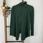 We The Free  Long Sleeve Turtleneck Green Henley Open Back Size Small Photo 2