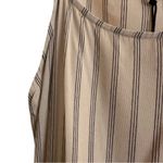 Ro & De NWT  Muted Mauve Striped Ruffle Strap Camisole Tank Top L Photo 7