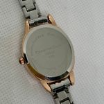 Charter Club  women gold silver tone watch 26mm oval case rhinestones running Photo 5