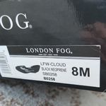 London Fog  Cloud Wedge Sandals Black Silver 8 Photo 2