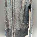 REFLEX | Gray Full Zip Hoodie Jacket Athletic Fit Sweatshirt | Medium Photo 2