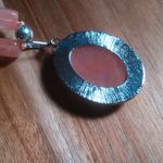 Cherry Quartz Two Row Beaded Pendant Necklace Photo 7