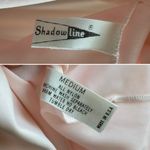 Vintage shadow line floral lace light pink dainty nightgown dress Size M Photo 9