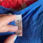 Bella Canvas Women's I Run Because I Really Like Beer Racerback Bright Blue Tank Top sz M Photo 2