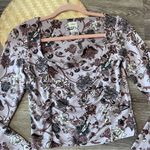 Wilfred  Lydia‎ floral square neck long sleeve crop top Photo 2