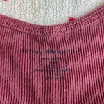 Brandy Melville ribbed burgundy tank top Photo 1