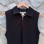 Ronni Nicole Vintage 90s Textured Waffle Knit Sleeveless Quarter Zip Dress Photo 1