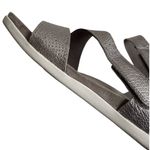 OTBT  Leather Theodora Sandals Silver Size Photo 4