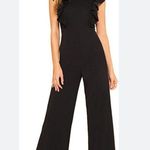 Boutique Ruffle Wide Leg Romper Jumpsuit Fancy purple in size small Photo 5