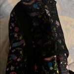 Colorful Graphic Tote Bag Black Photo 2