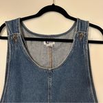 Arizona Jean Company Vintage Denim Jumper Dress Womens 18 Blue Sleeveless Size 18W Photo 2