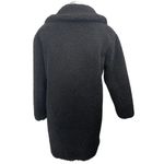 Apparis Women's Black Sherpa Fleece Double Breasted Teddy Trench Coat Jacket XS Photo 1