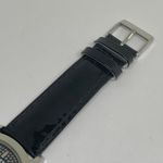 FYZZ Watch Love Forever Heart Round Silver Toned 40mm Face black leather runs Photo 2